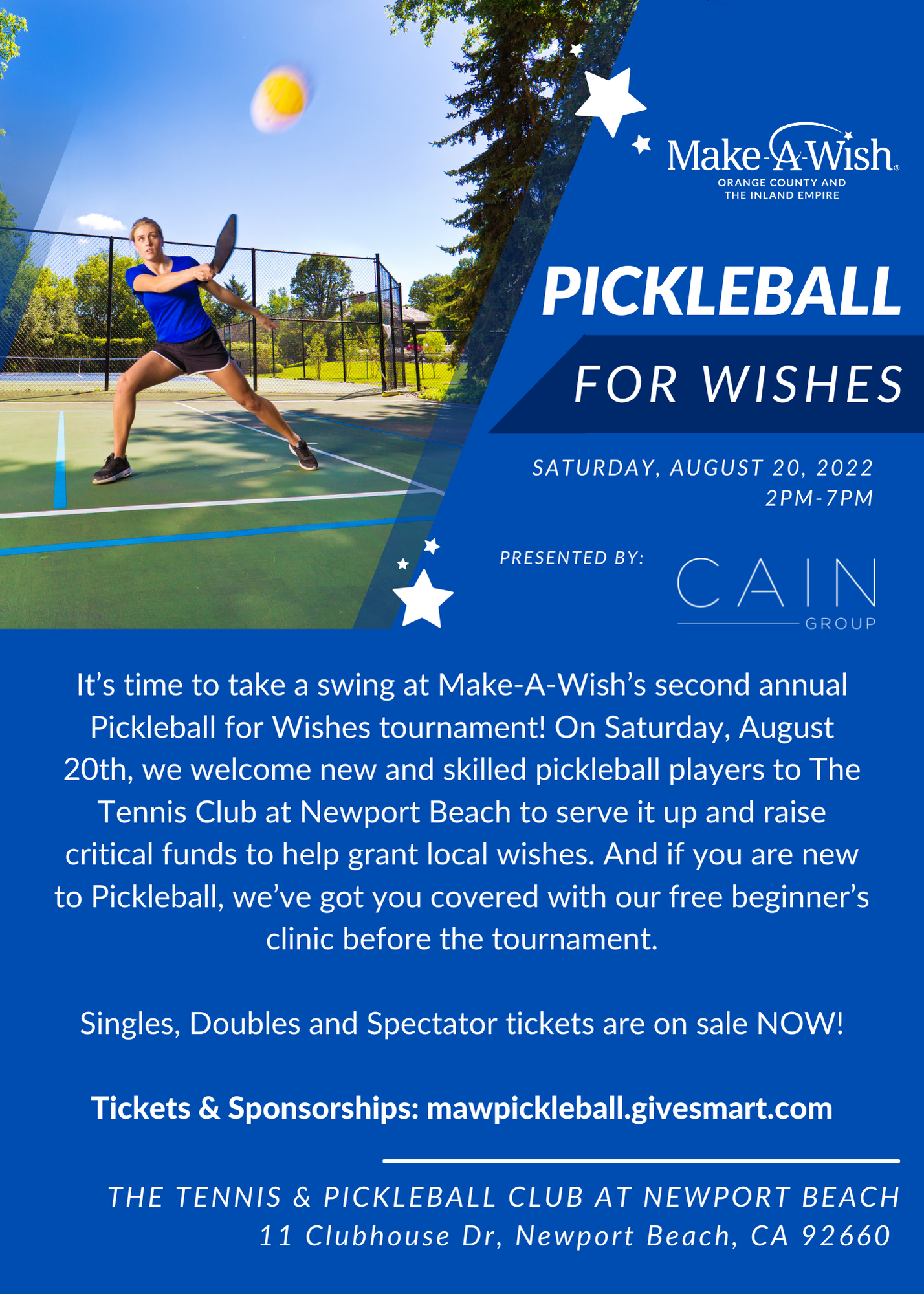 Make-a-Wish - Pickleball for Wishes